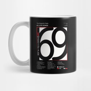 The Magnetic Fields - 69 Love Songs Tracklist Album Mug